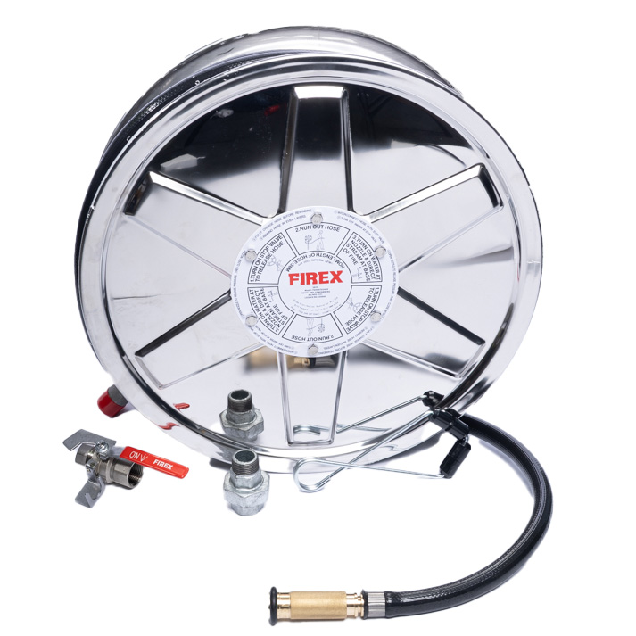 Fire Hose Reel (Fixed Arm) 36M Stainless Steel